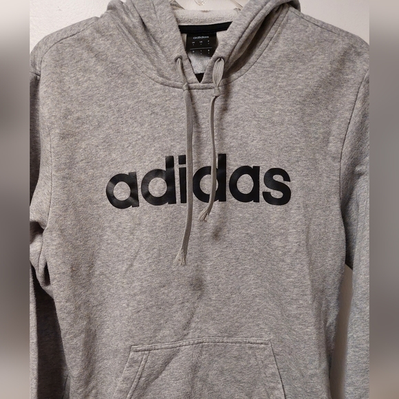 ADIDAS Gray Pullover Hoodie - Picture 3 of 8